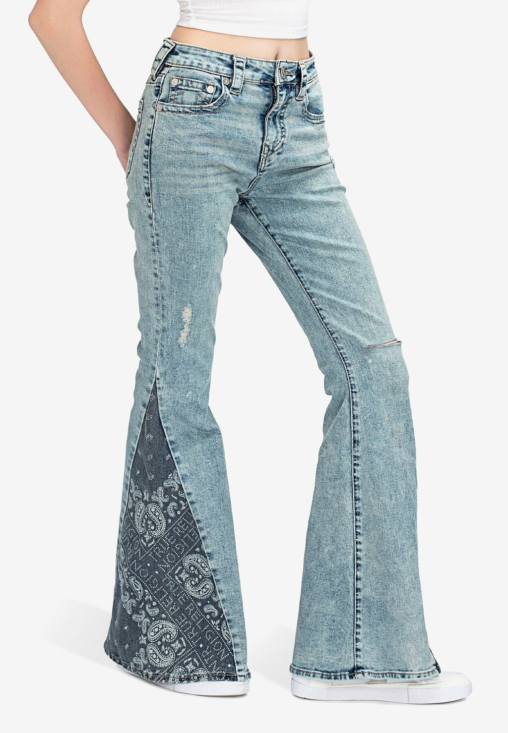 

Джинсы Bootcut BANDANA HIGH True Religion, синий