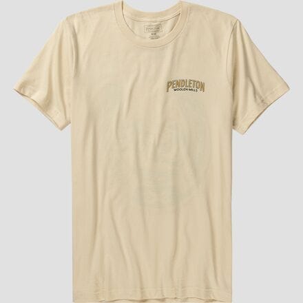 цена Винтажная футболка с рисунком подковы мужская Pendleton, цвет Soft Cream/Gold