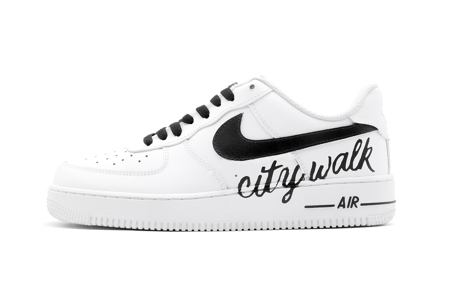 

Мужские кроссовки для скейтбординга Nike Air Force 1, Black/White
