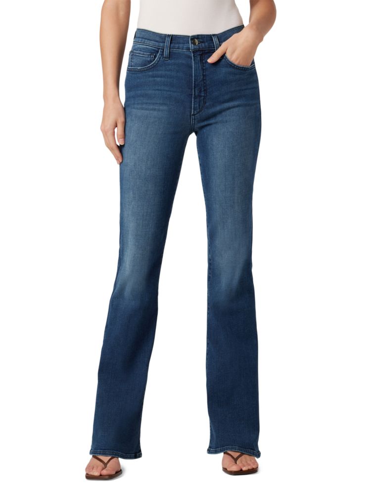 Расклешенные джинсы Molly с высокой посадкой Joe'S Jeans, цвет Perfect Fig Blue