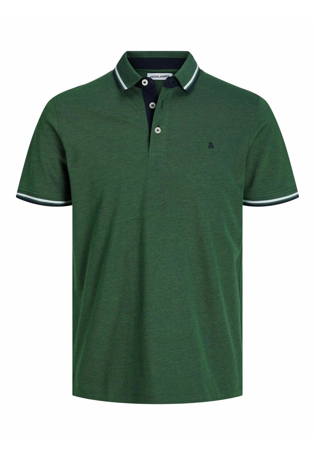 

Рубашка-поло JJEPAULOS Jack & Jones, цвет dark green