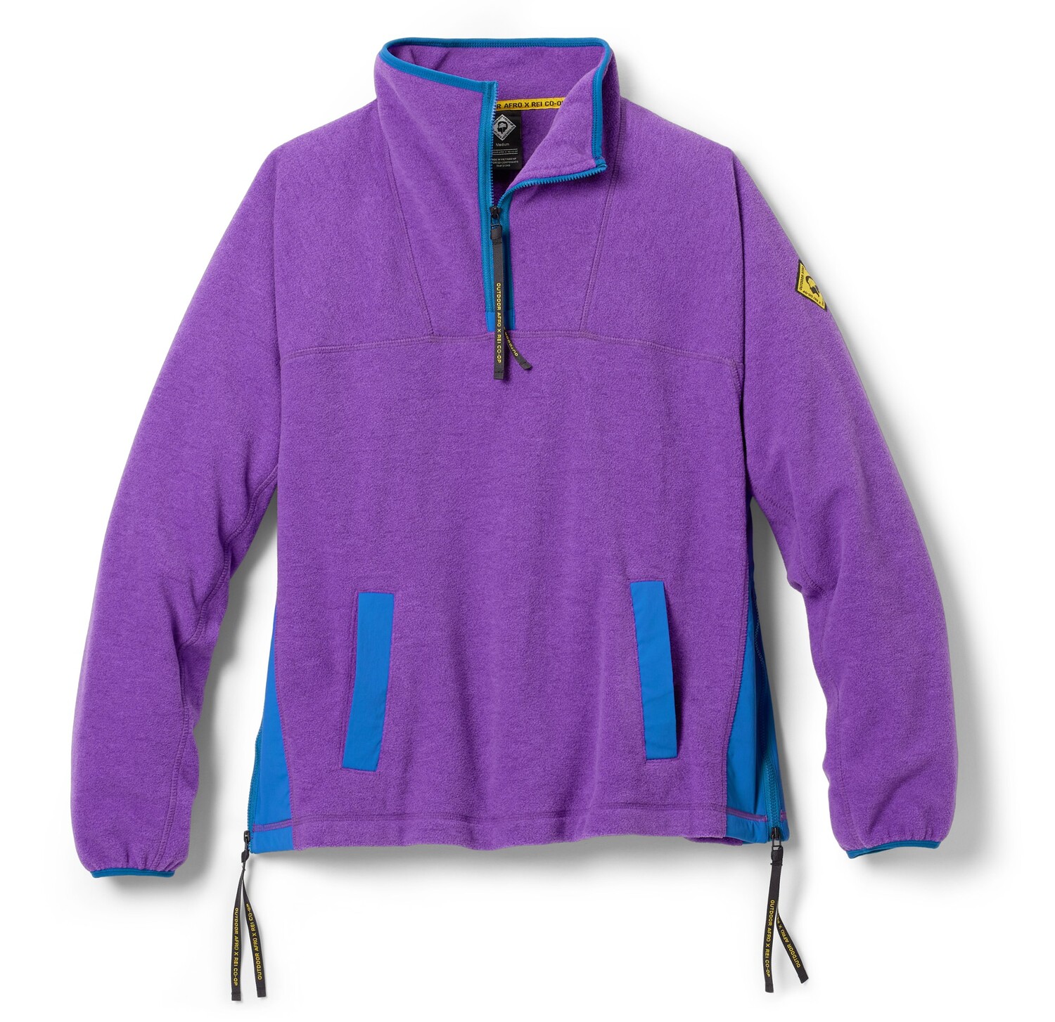 

Флисовый пуловер с молнией в четверть – женский Outdoor Afro + REI Co-op, фиолетовый