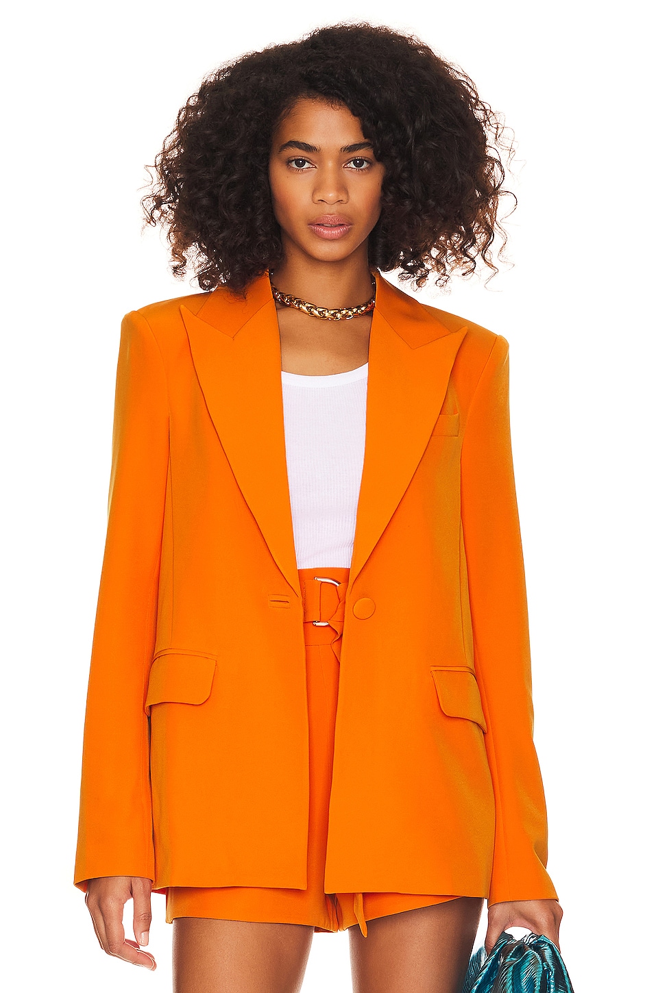 Блейзер Camila Coelho Morena, цвет Bright Orange топ camila coelho andressa цвет bright green