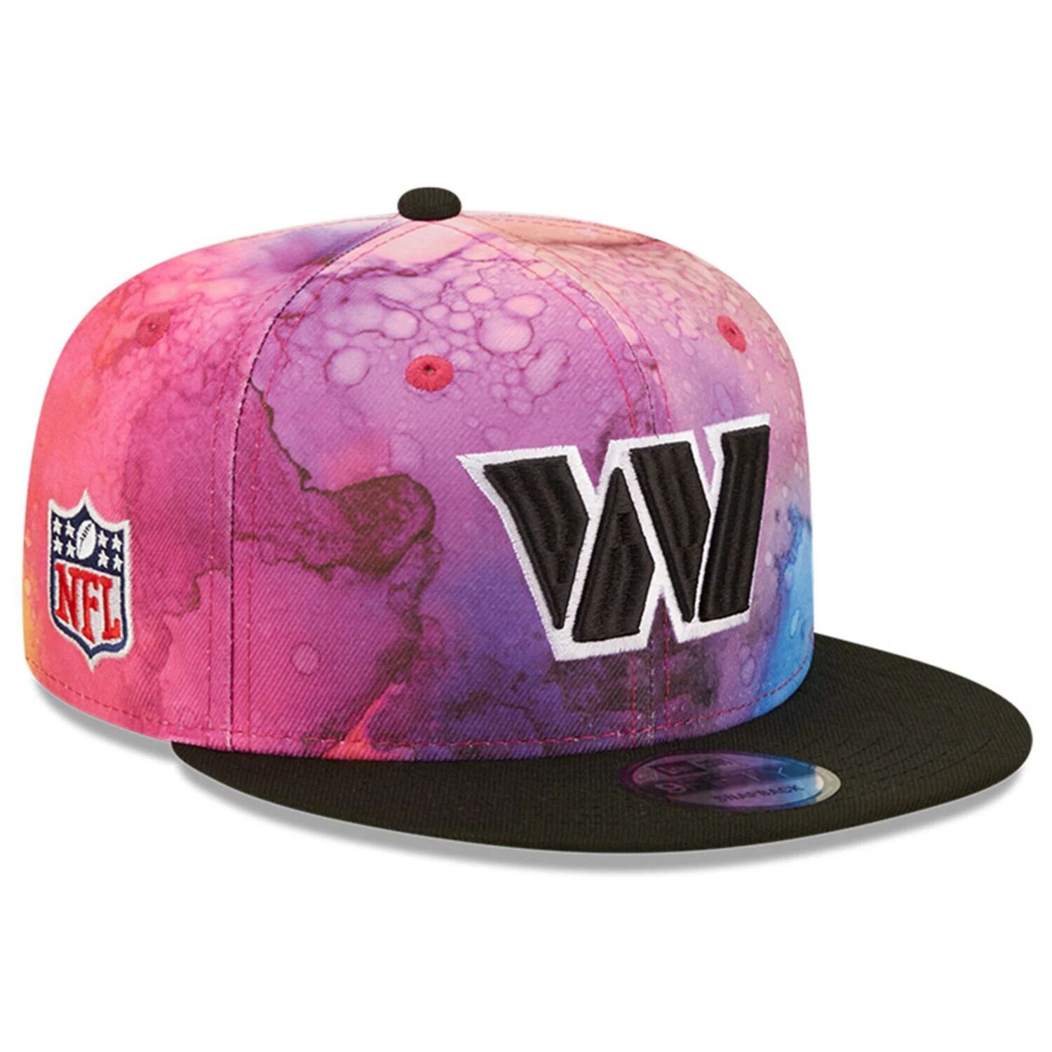 

Мужская кепка New Era Pink/Black Washington Commanders 2022 NFL Crucial Catch 9FIFTY Snapback
