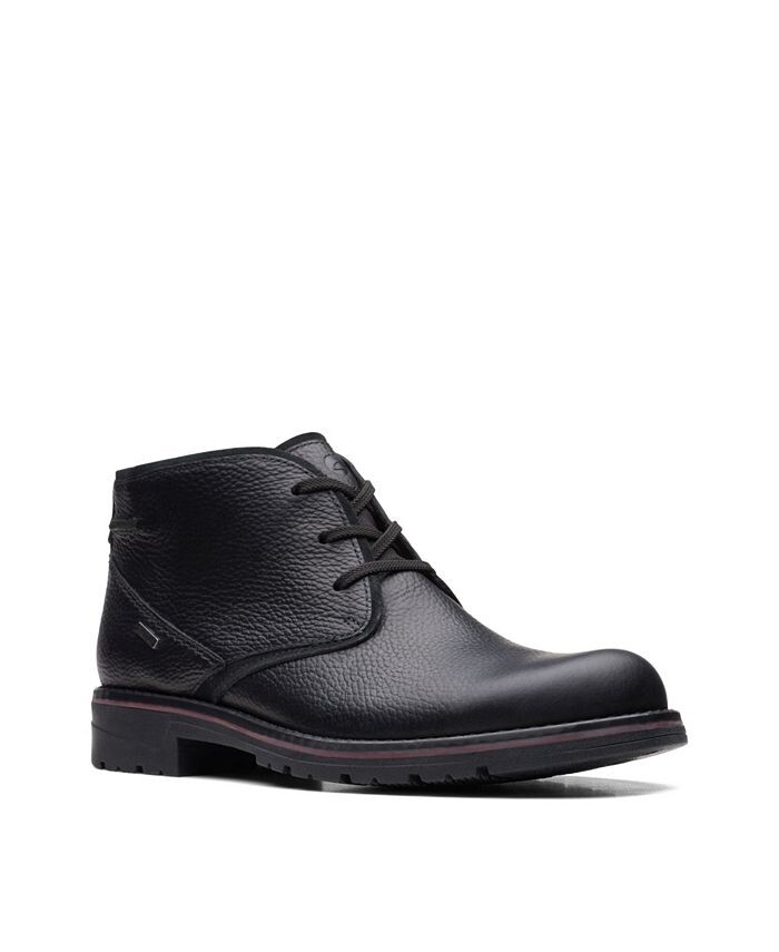 

Мужская коллекция кожаных ботинок чукка Morris Peak Clarks, черный