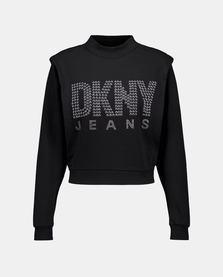 

Женский свитер с крупным принтом Dkny Jeans, черный