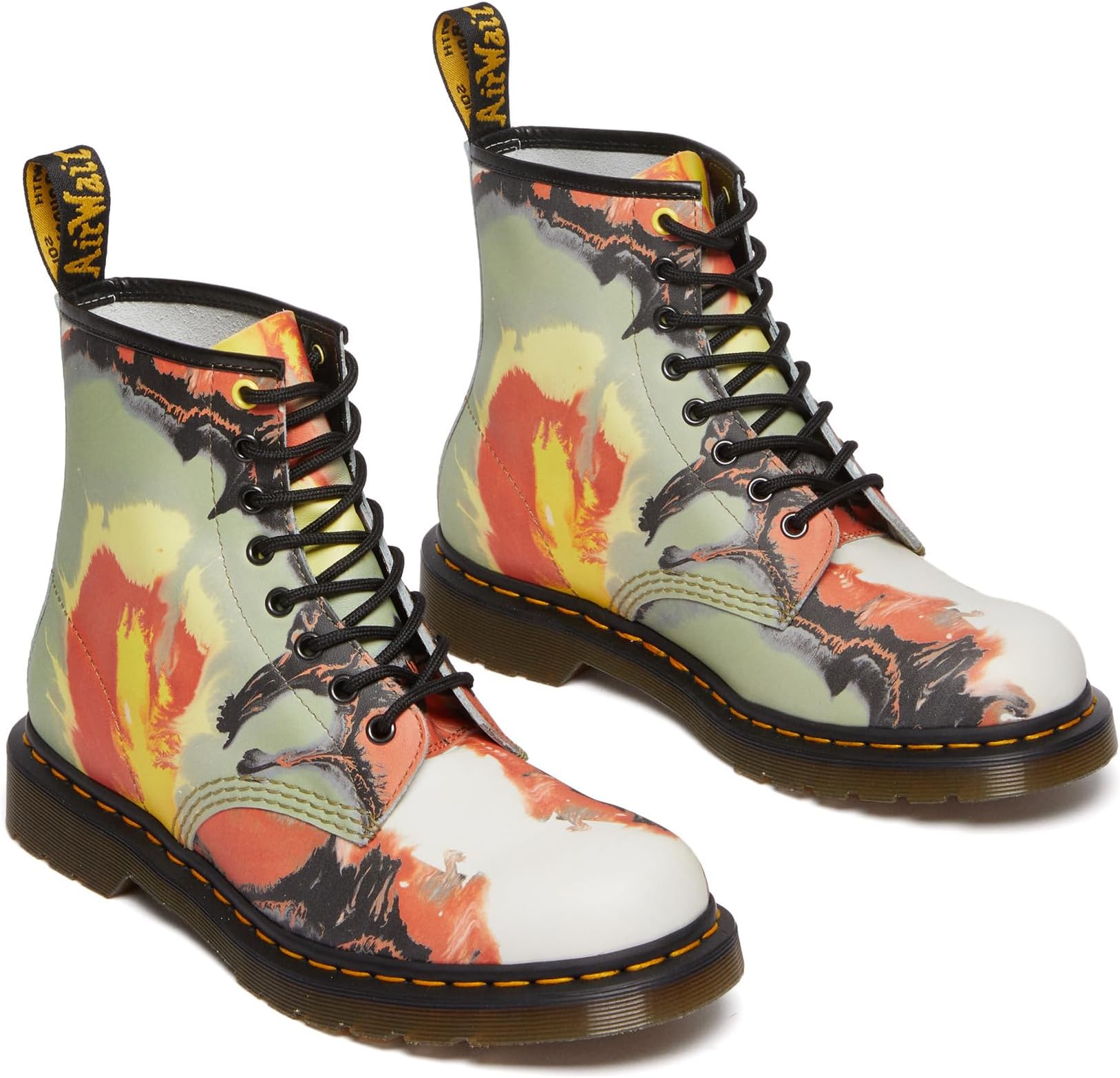 

Ботинки на шнуровке 1460 Tate Flare Dr. Martens, мульти