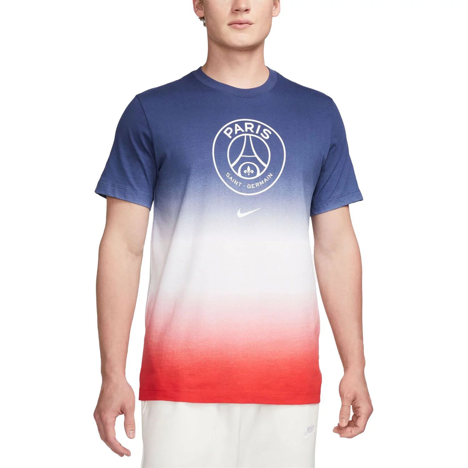 цена Мужская белая футболка с гербом Paris Saint-Germain Nike