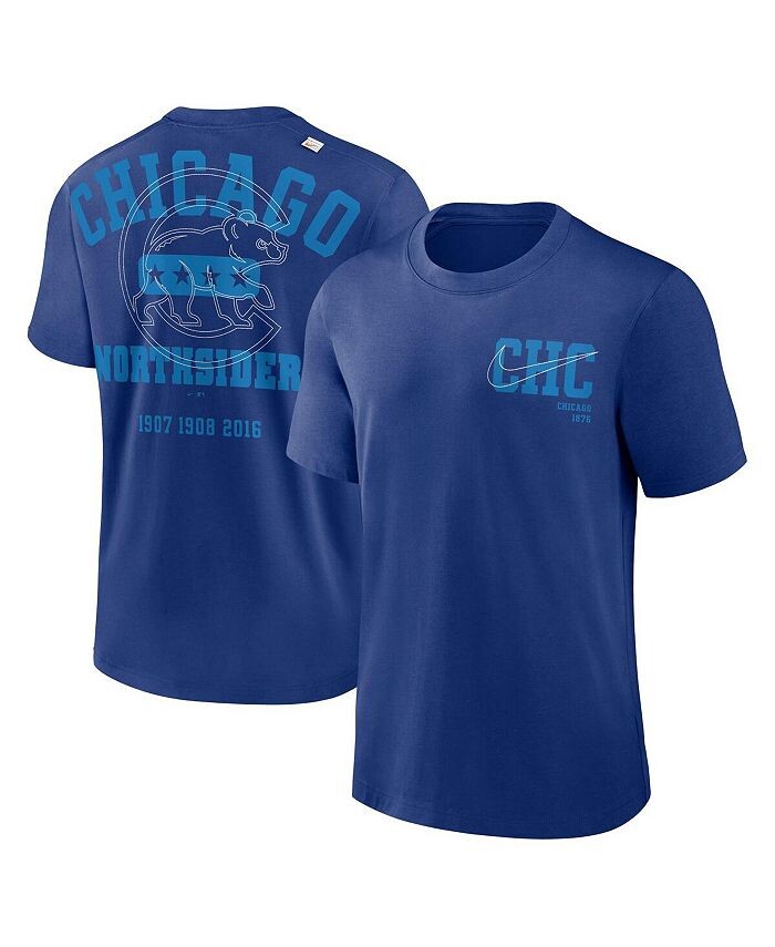 

Мужская футболка Royal Chicago Cubs Statement Game Over Nike, синий