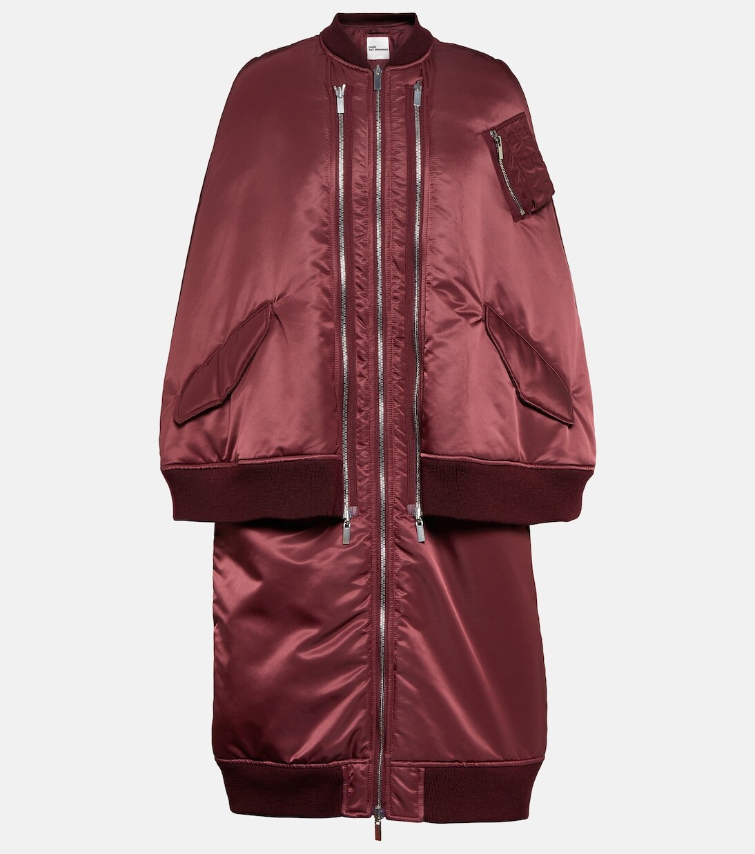 

Пуховик Noir Kei Ninomiya, красный