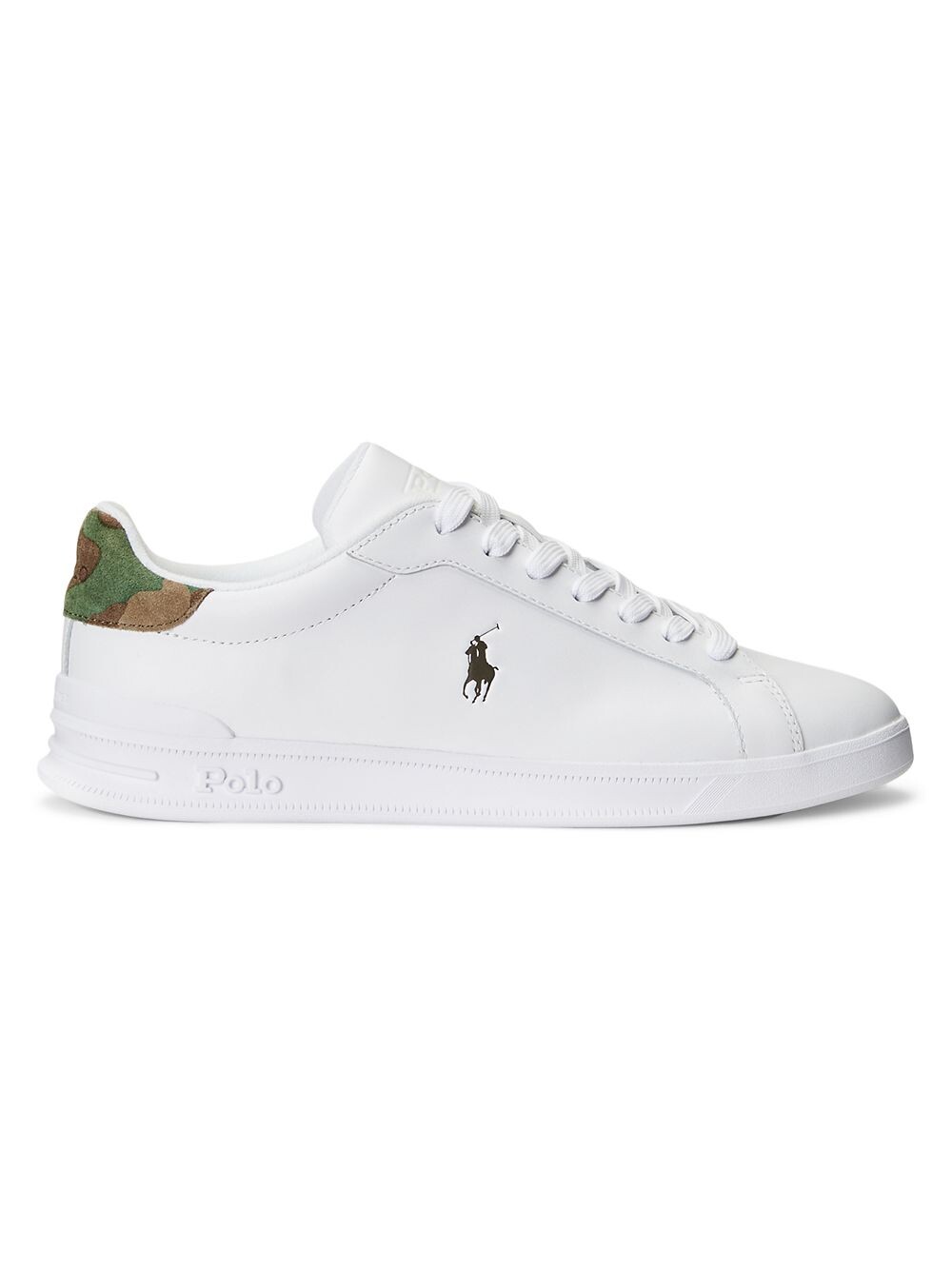 

Кожаные кроссовки Heritage Court II Polo Ralph Lauren, белый