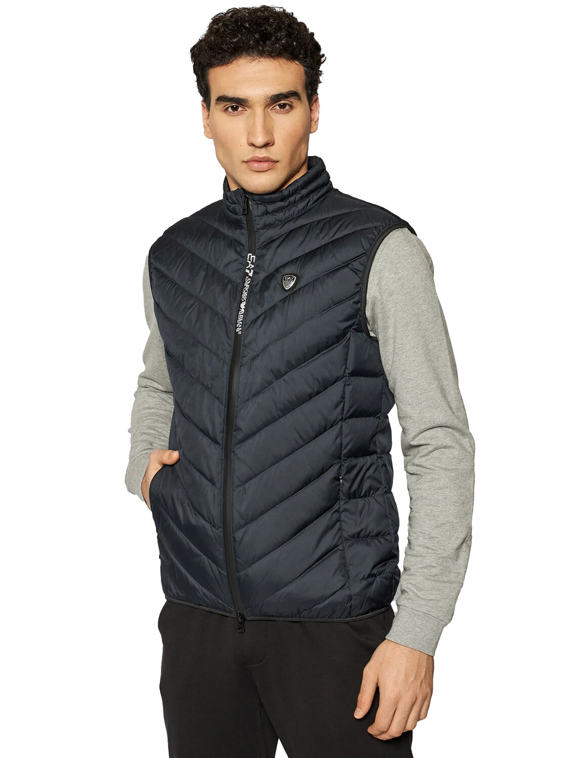 

EMPORIO ARMANI Packable Премиум без рукавов, синий