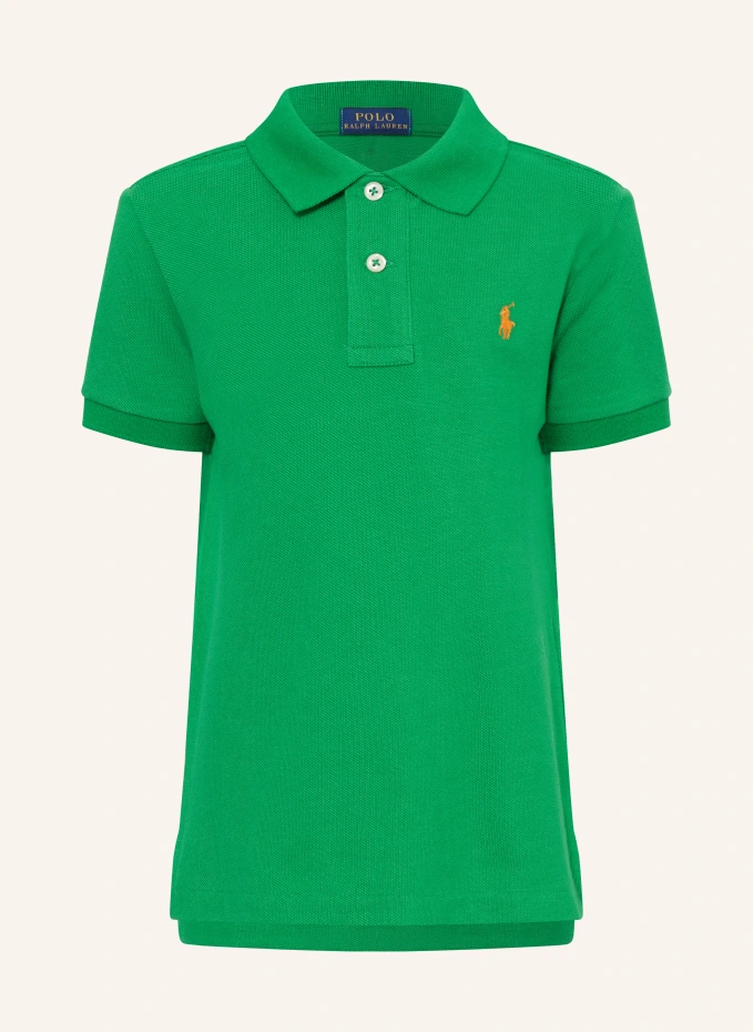 

Рубашка-поло из пике Polo Ralph Lauren, зеленый