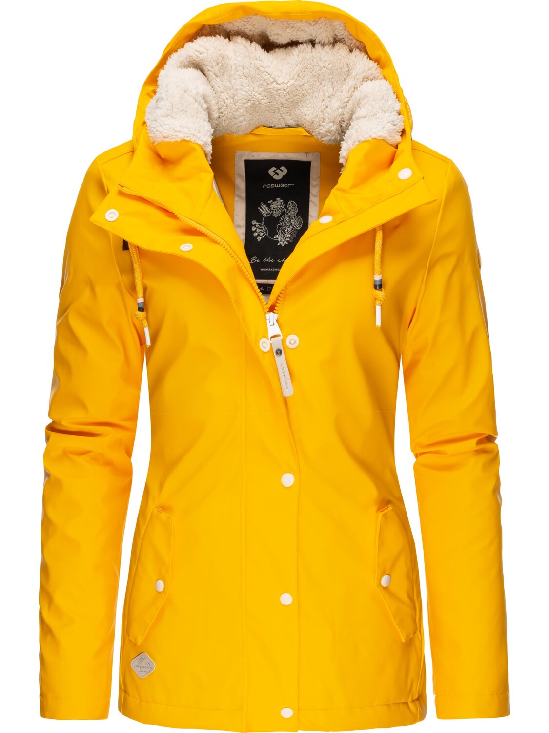 

Пуховик ragwear Regenjacke Marge II Intl., желтый