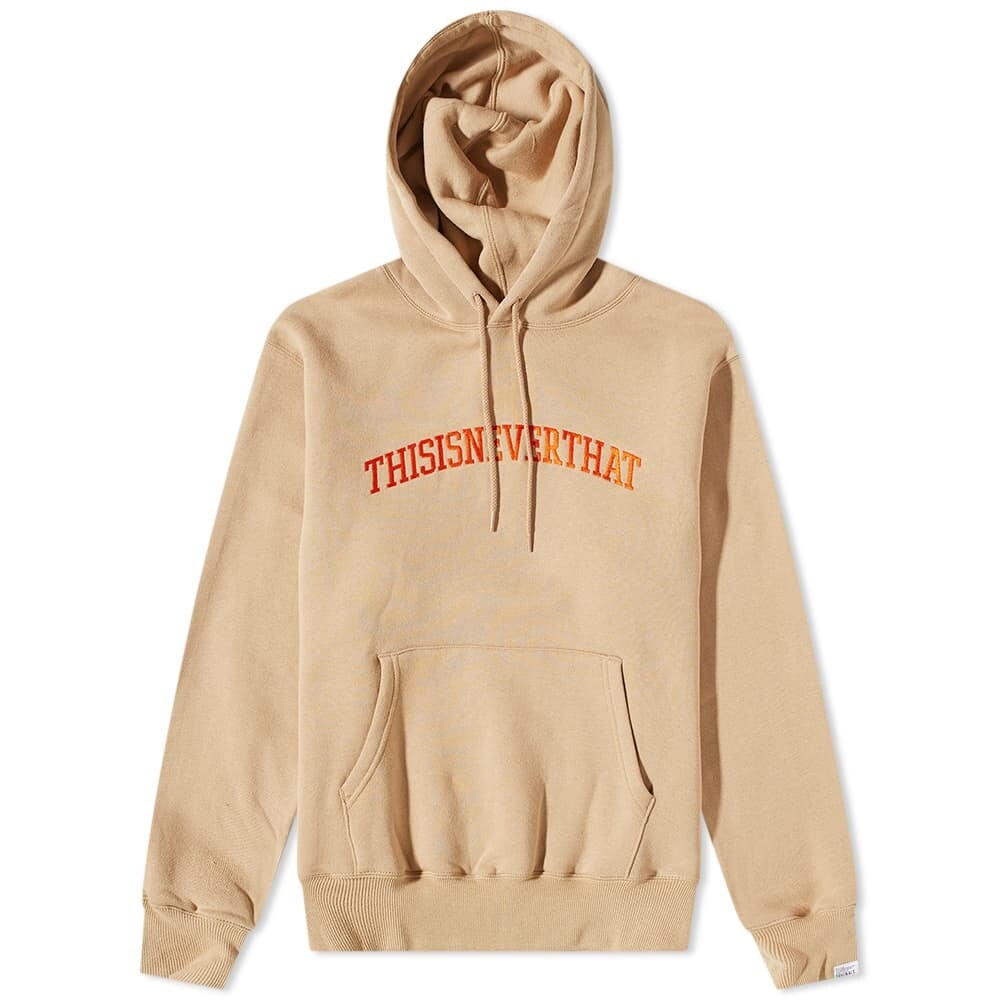 

Толстовка с логотипом Thisisneverthat Arch, бежевый