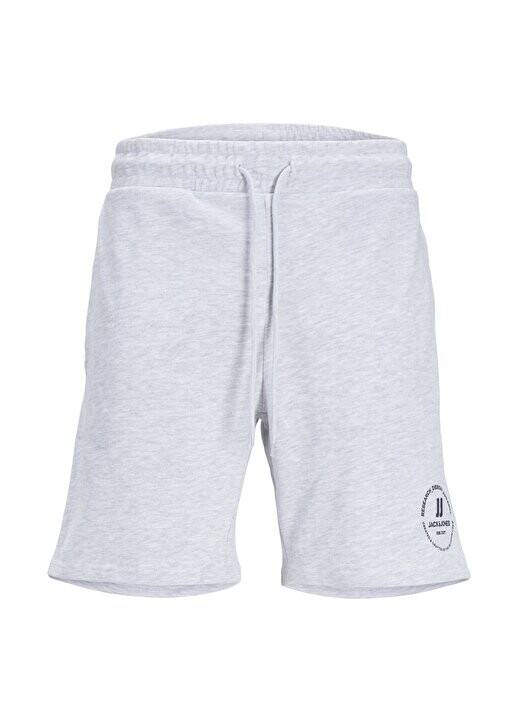 

Мужские спортивные шорты серого меланжевого цвета Comfort Fit JPSTSWIFT SWEAT SHORTS SN AUT Jack & Jones, белый меланж