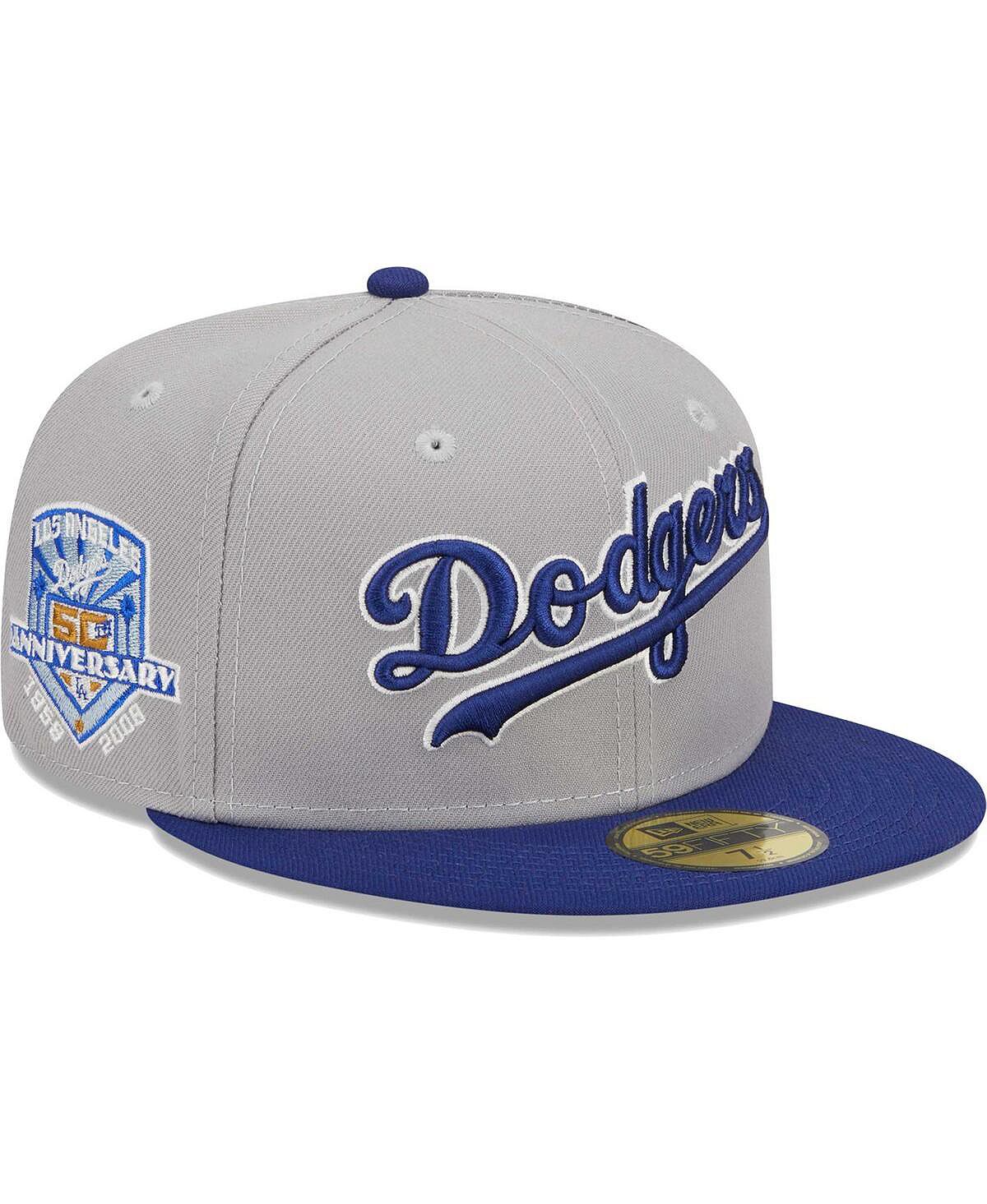 

Мужская серая приталенная кепка Los Angeles Dodgers в стиле ретро 59FIFTY New Era