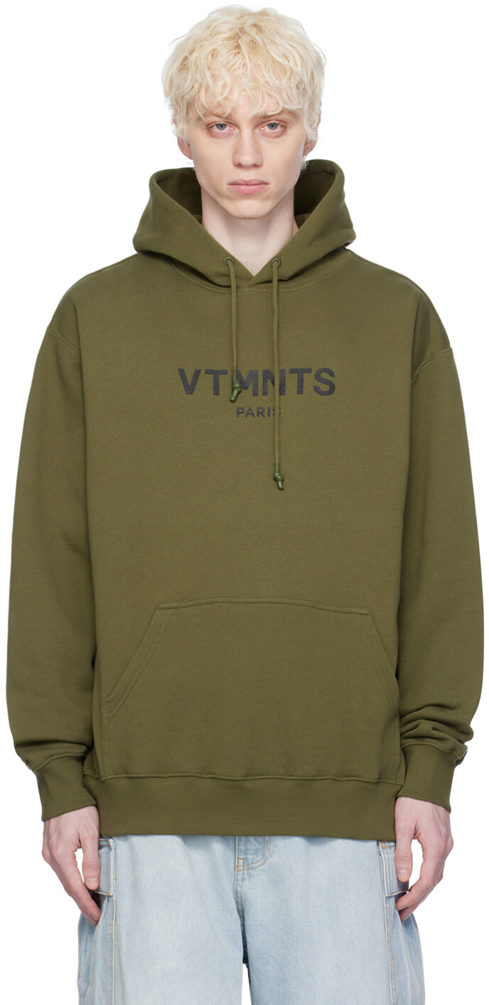 

Зеленый худи с принтом Vtmnts