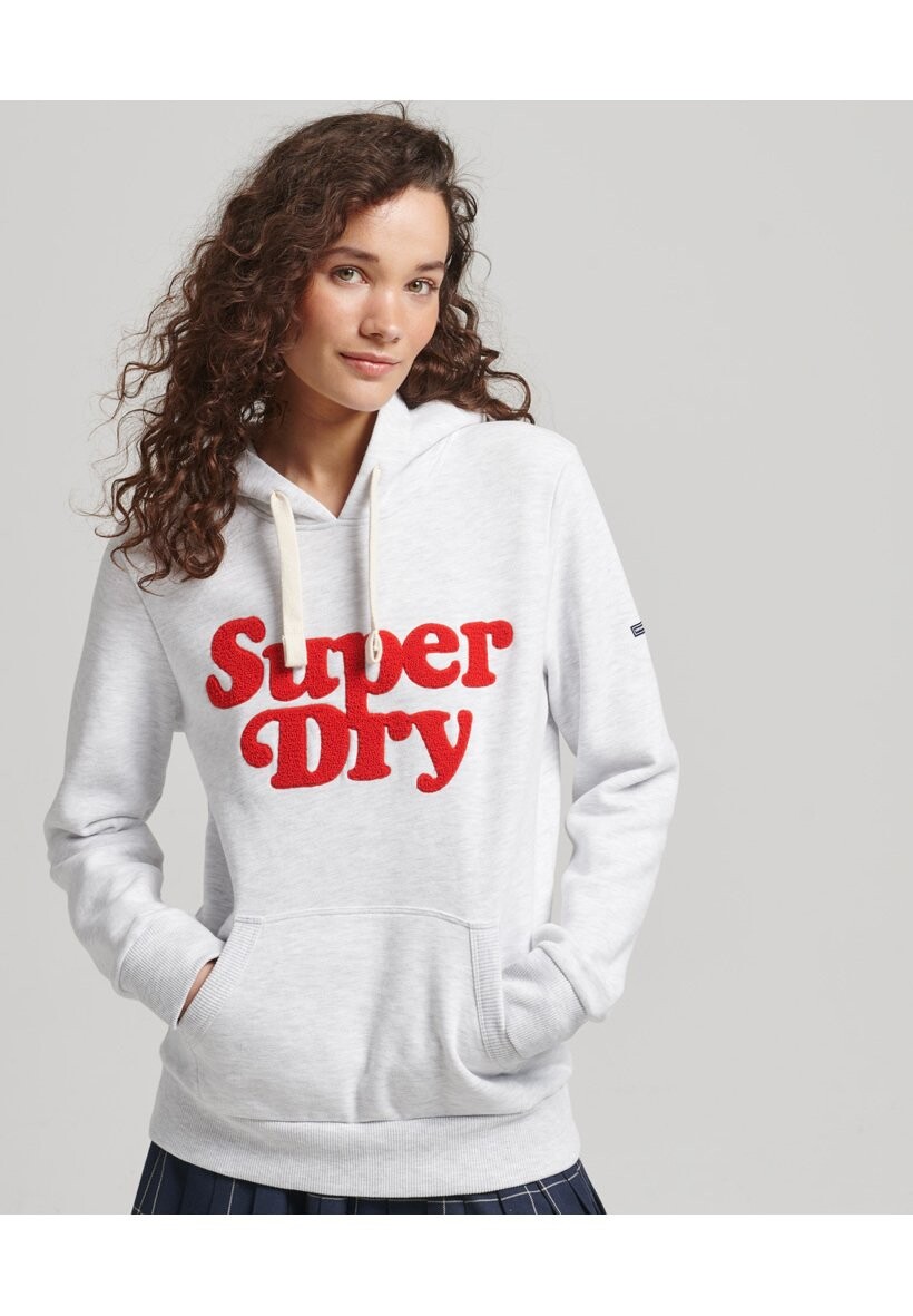 

Толстовка с капюшоном Superdry, серый