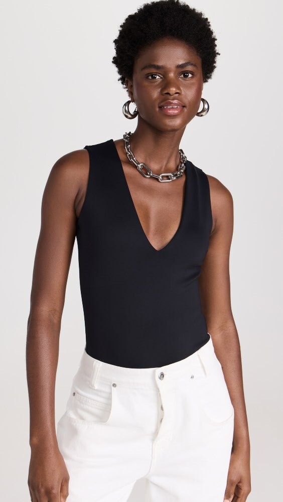 

Боди Good American Scuba Deep V Tank, черный