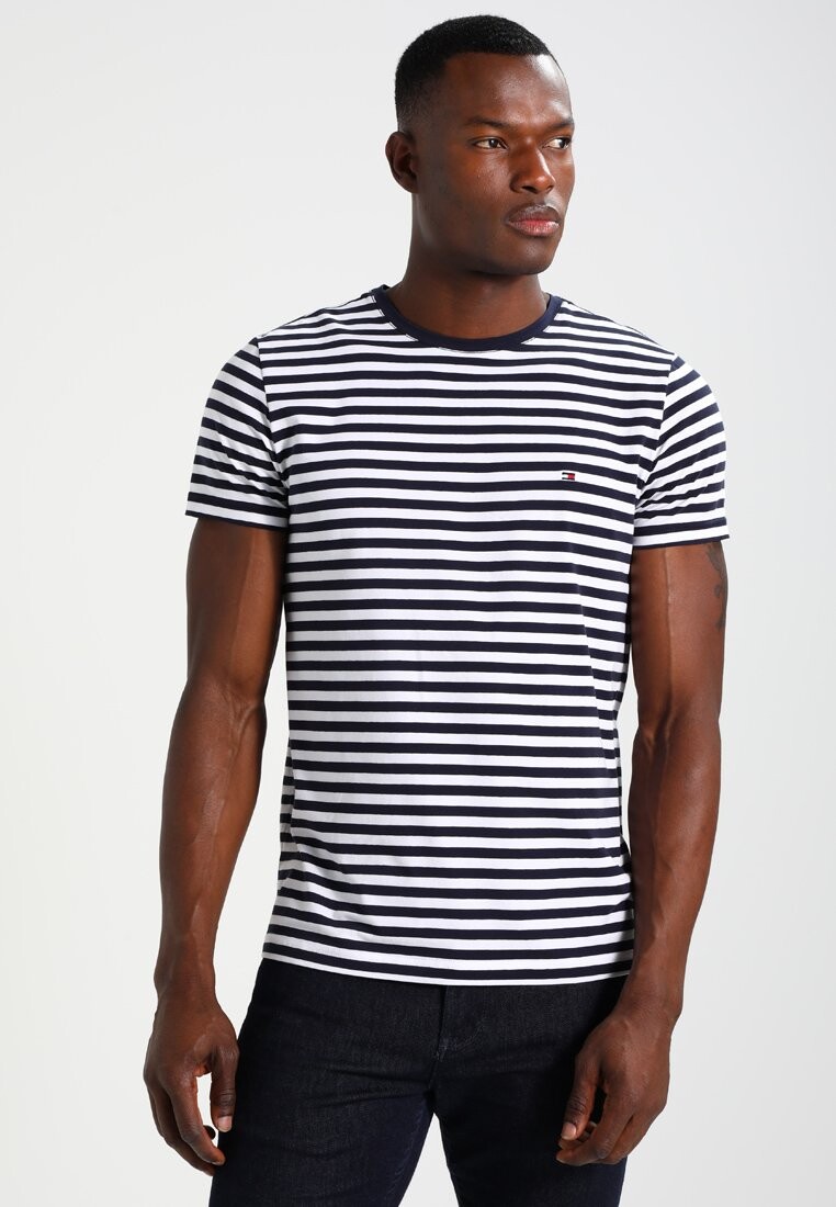 

Базовая футболка Slim Fit Tee Tommy Hilfiger, цвет navy blazer/bright white