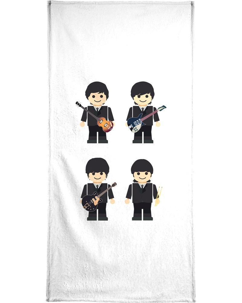 

Полотенце для ванной Juniqe The Beatles Toy, цвет Schwarz & Weiß