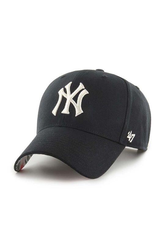 

Хлопковая бейсболка MLB New York Yankees 47brand, черный