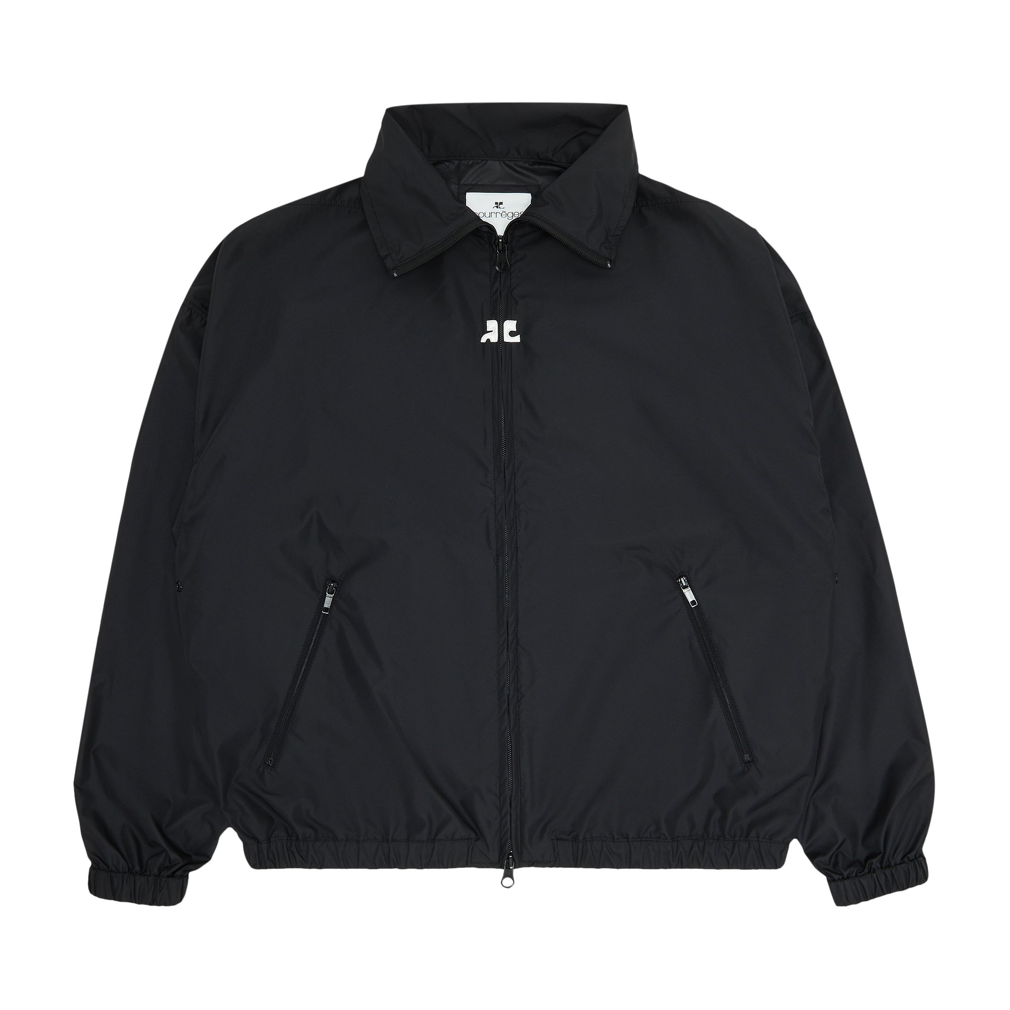 Спортивная куртка Courrèges из нейлона, цвет Черный спортивная куртка из нейлона с мятыми вставками reebok синий