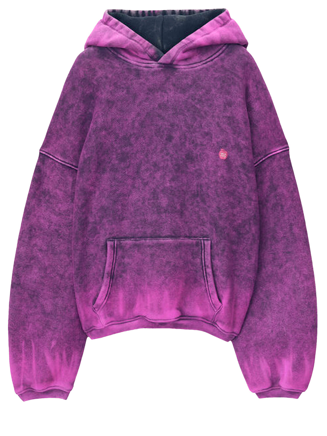 

Худи Alexander Wang Embossed logo, розовый