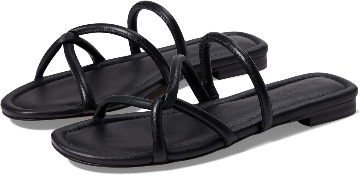 

Сандалии на плоской подошве The Amel Slide Sandal Madewell, цвет True Black