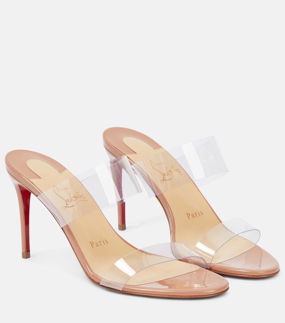 

Сандалии Just Nothing 85 из ПВХ Christian Louboutin, бежевый