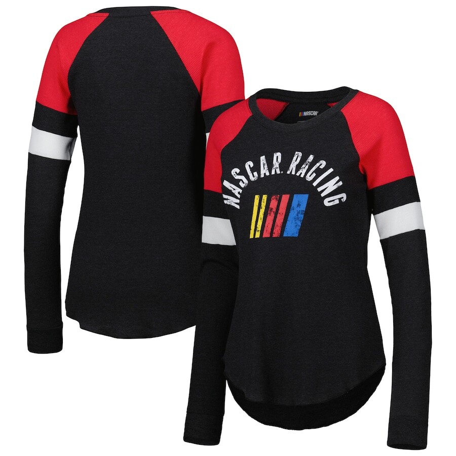

Футболка с длинным рукавом G-III 4Her by Carl Banks Nascar Merchandise, черный