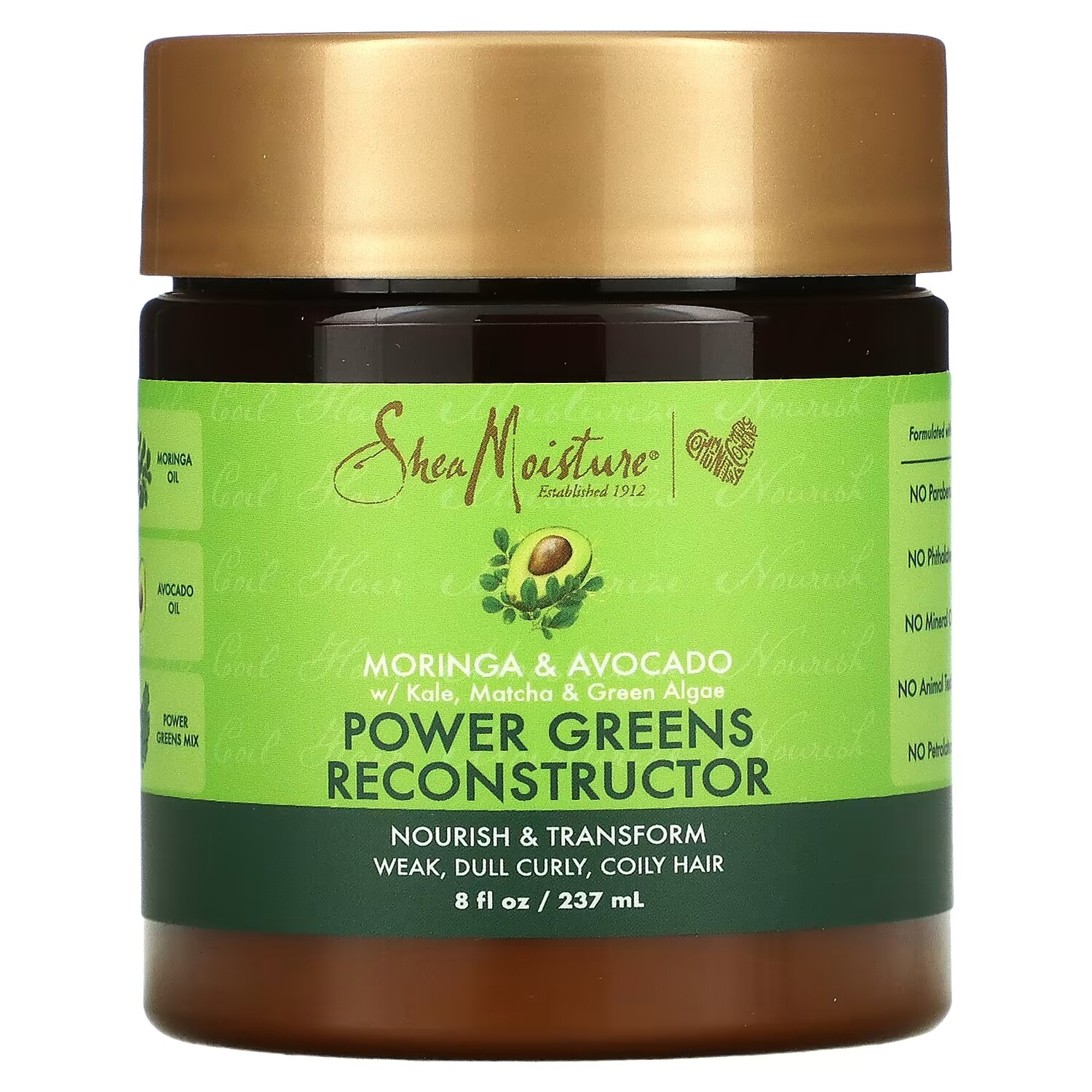

Реконструктор SheaMoisture Power Greens моринга и авокадо, 237 мл