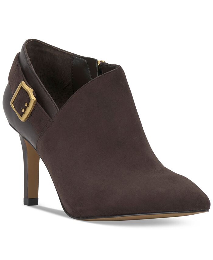 

Женские ботильоны Kreitha с острым носком и пряжками Vince Camuto, коричневый