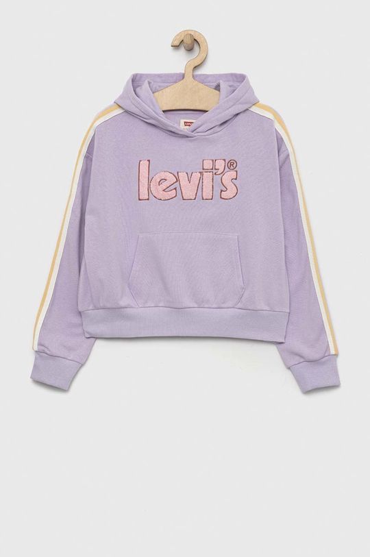 цена Детская толстовка Levi's, фиолетовый