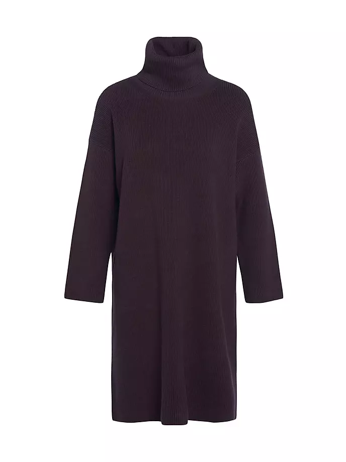цена Платье-свитер из смесового хлопка с воротником-воронкой Barbour, цвет coffee bean