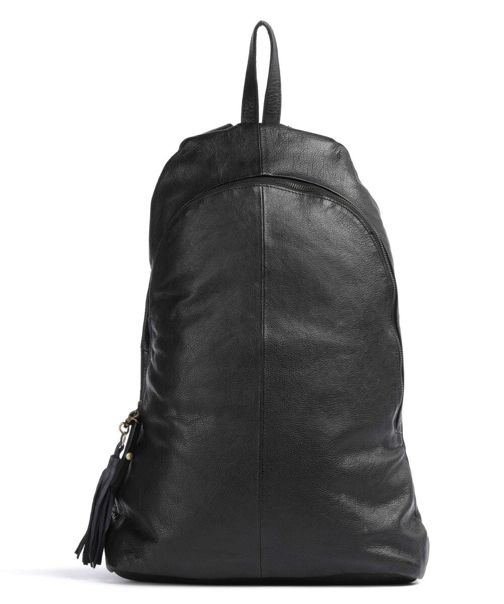 

Рюкзак Kohlmarkt 91 из зернистой яловой кожи Taschendieb Wien, черный