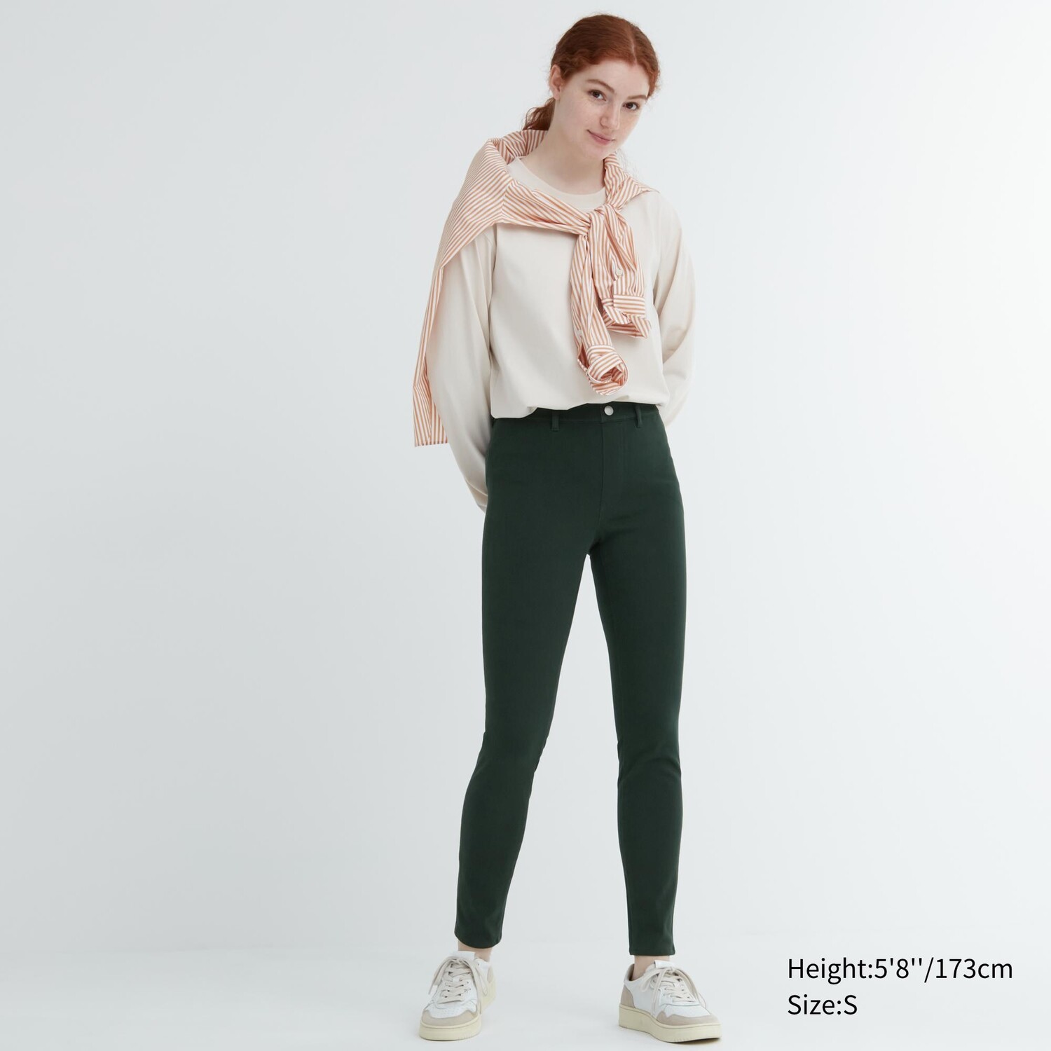 

Ультра-эластичные леггинсы (длинные) Uniqlo, темно-зеленый