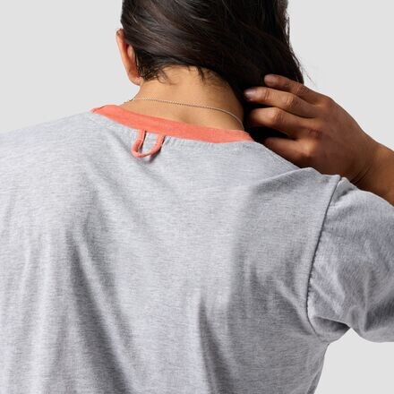 

Футболка Ringer с короткими рукавами мужская Stoic, цвет Heather Grey/Copper