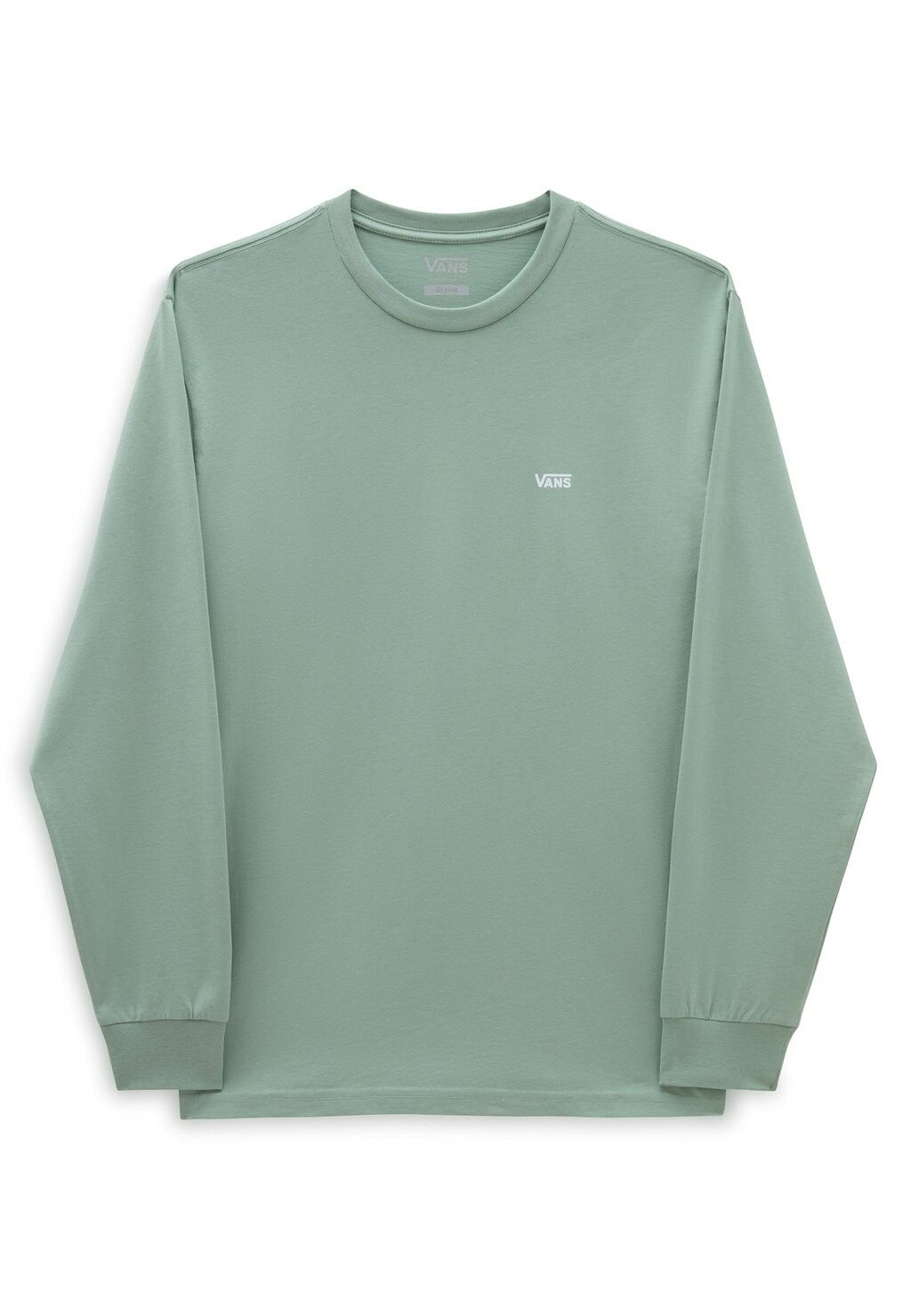 Футболка с длинным рукавом Left Chest Hit Vans, цвет iceberg green white