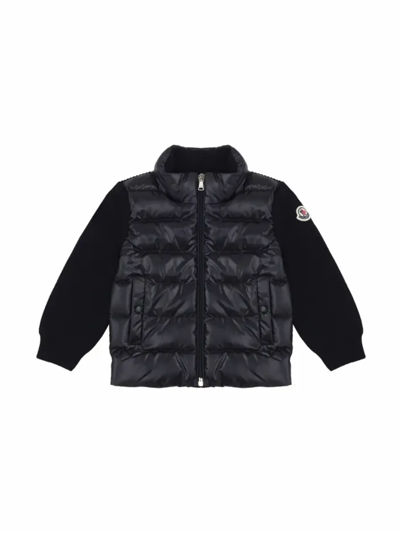 

Комбинированный кардиган Moncler, тёмно-синий