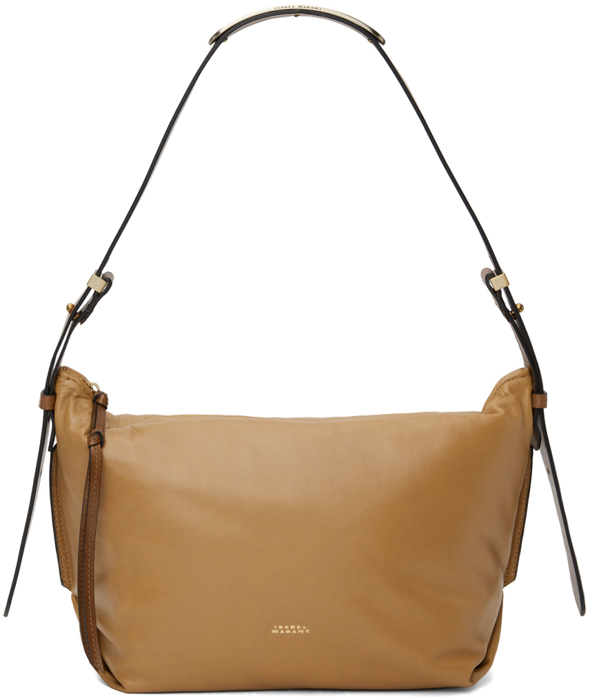 Бежевая лейденская сумка Isabel Marant, цвет Golden beige