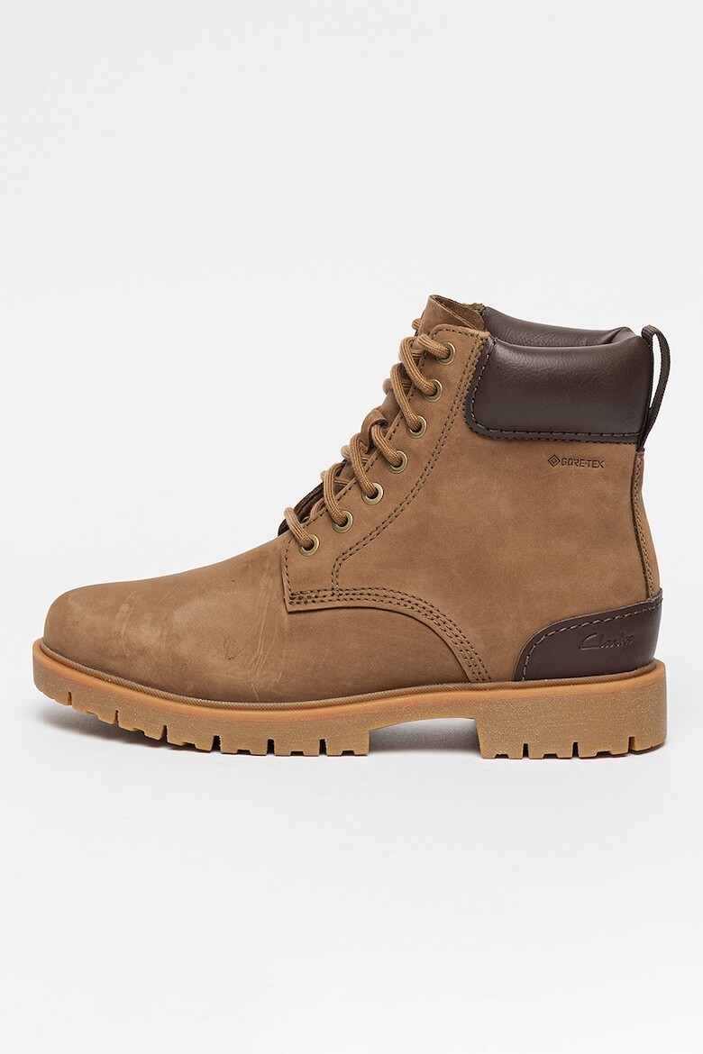 

Rossdale непромокаемые кожаные ботинки Clarks, коричневый