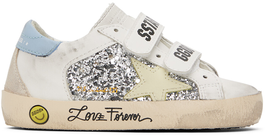 

Кроссовки Old School на биооснове Baby Silver & Off-White Golden Goose