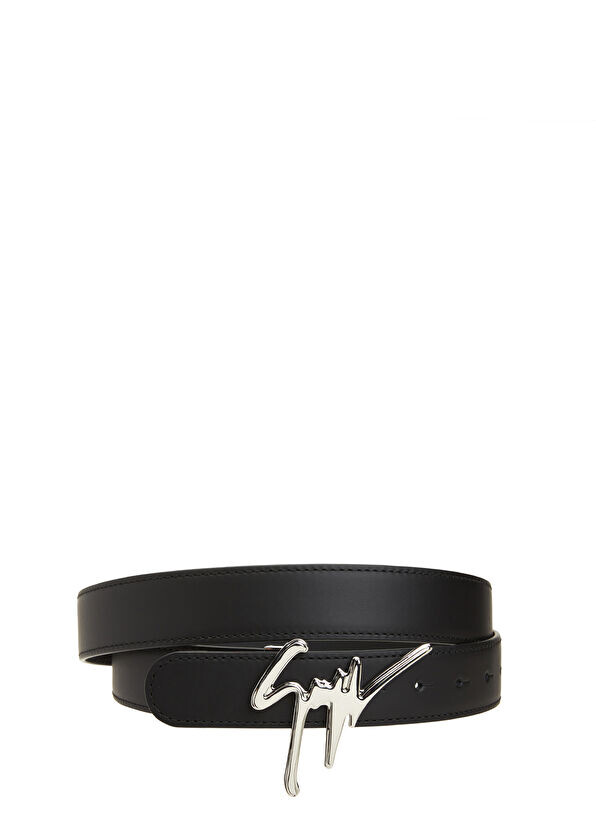 

Мужской кожаный ремень Giuseppe Zanotti, черный
