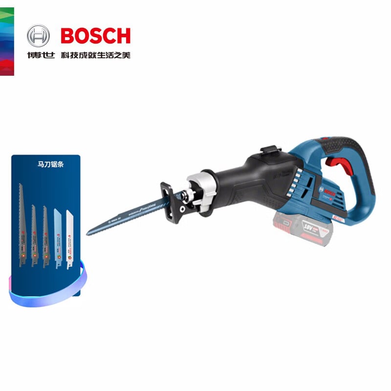 Сабельная пила аккумуляторная Bosch GSA18V-32 + аксессуары для пильных полотен