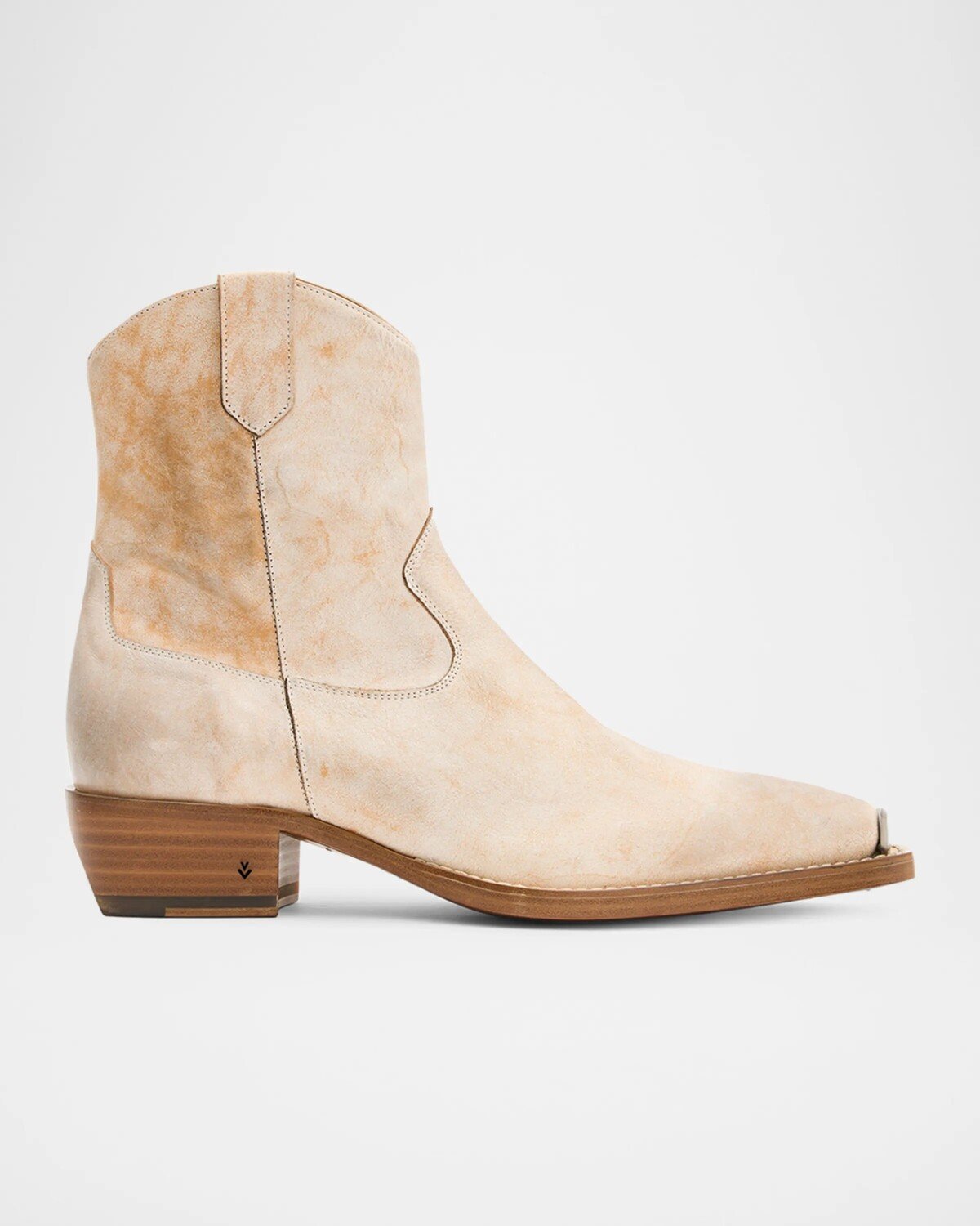 

Мужские кожаные ботинки в стиле вестерн с отделкой Walker John Varvatos, цвет Snow Heather