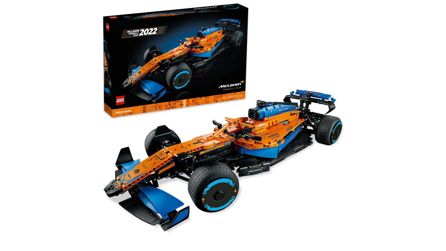 Lego Technic Гоночный автомобиль McLaren Формулы 1, модель автомобиля для взрослых