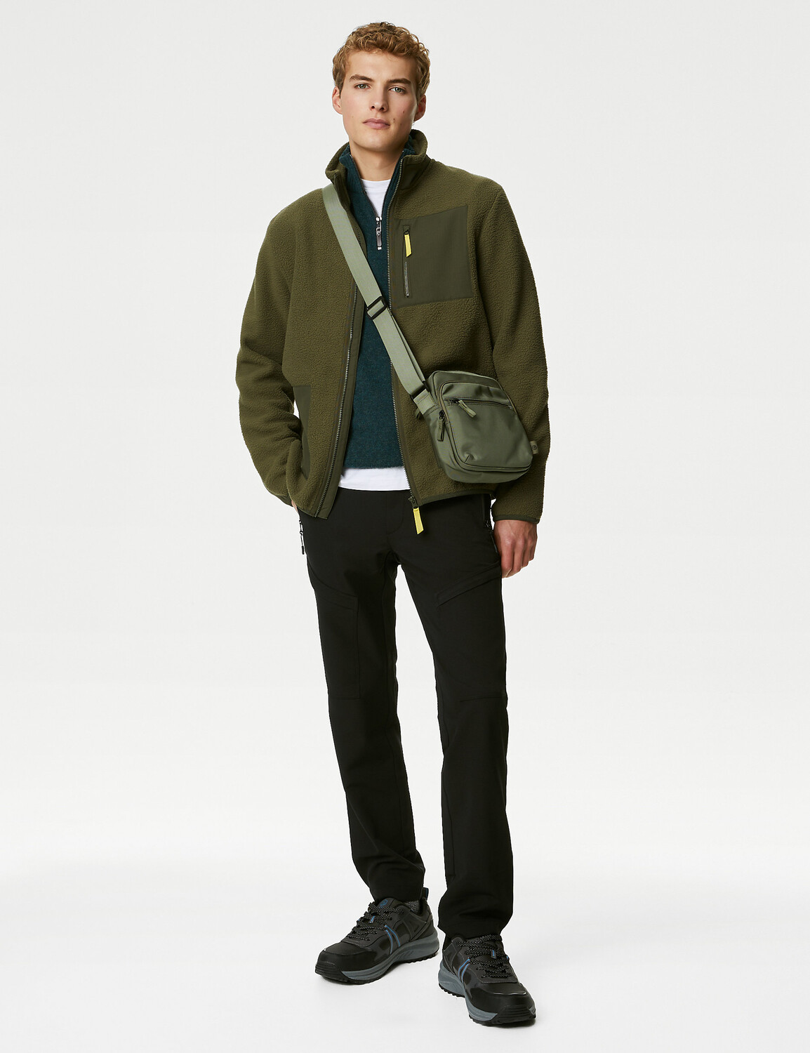 

Флисовая куртка на молнии Polar Marks & Spencer