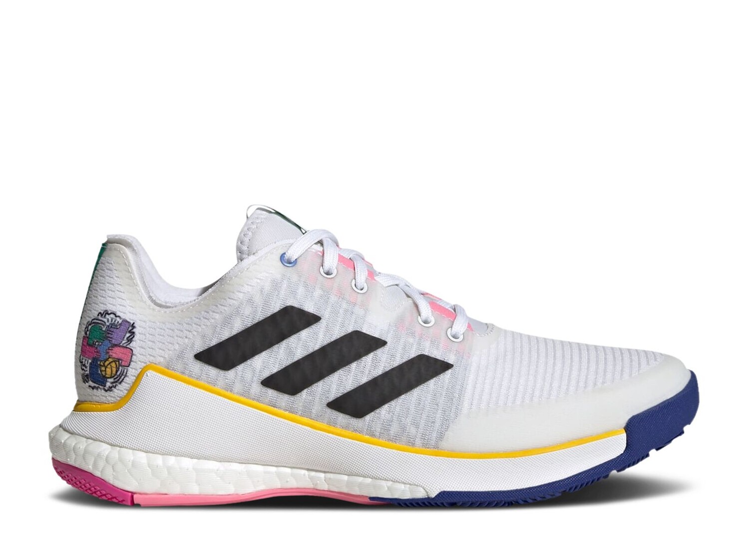 

Кроссовки adidas Wmns Crazyflight 'White Pink Blue', белый